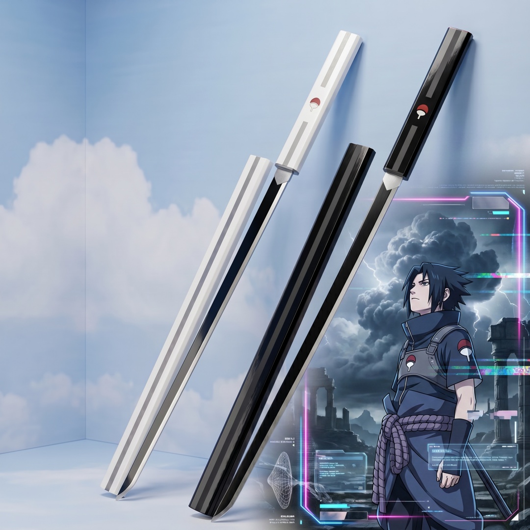 Cosplay Prop Katana - Espada Katana Naruto Uchiha Sasuke de