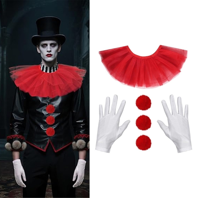 Briar Cosplay Prop - 5 Pçs/set Acessórios Trajes Palhaço Halloween