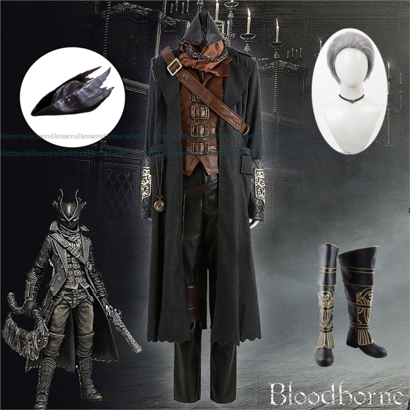 Bloodborne Cosplay Prop - Cos anime jogos papéis Gehrman bloodborne