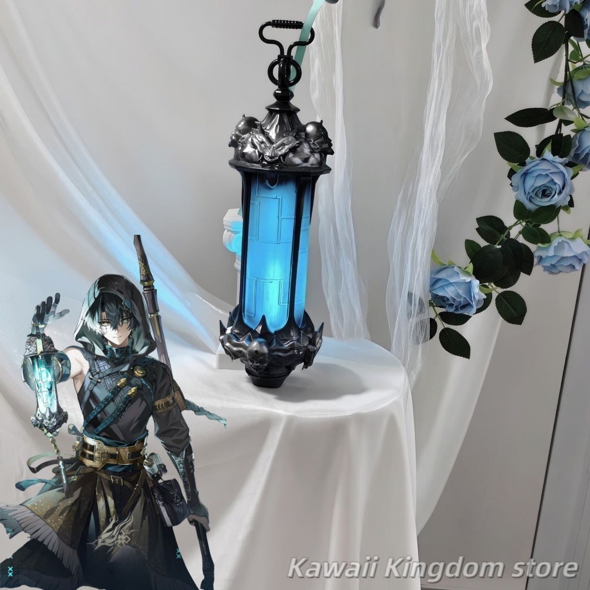 Cosplay Prop 3D Print - Wuthering Waves Jingran Cosplay Lanterna Iluminada,