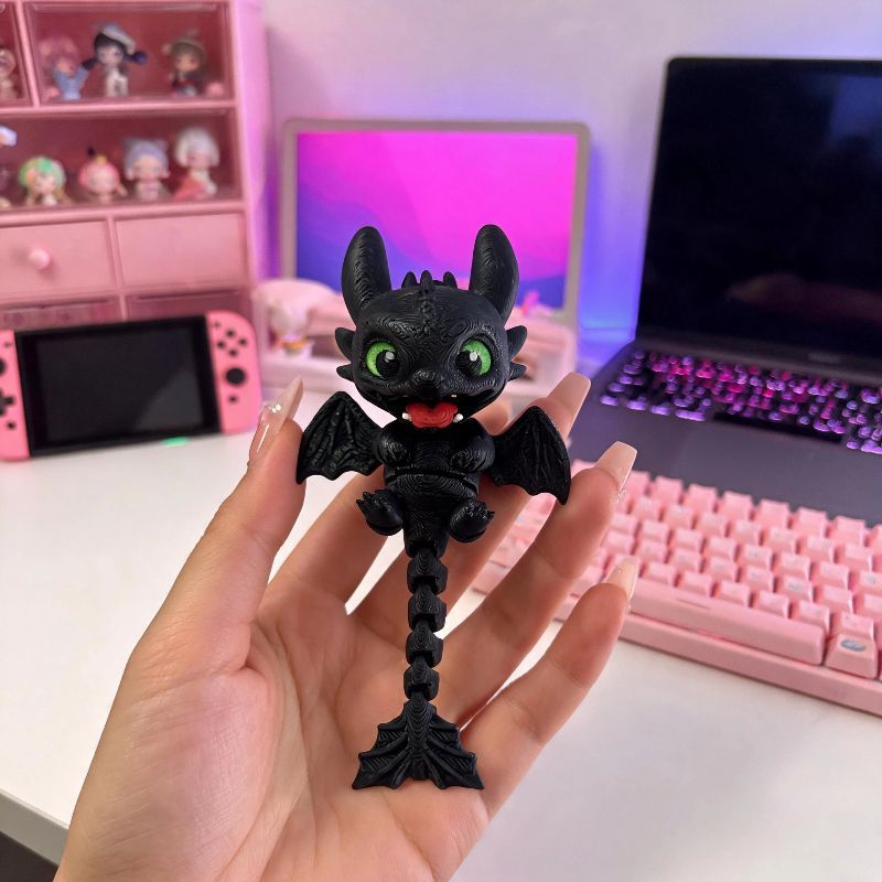 Pingente de Dragão Articulado  - Cosplay Prop 3D Print avaliação e preço