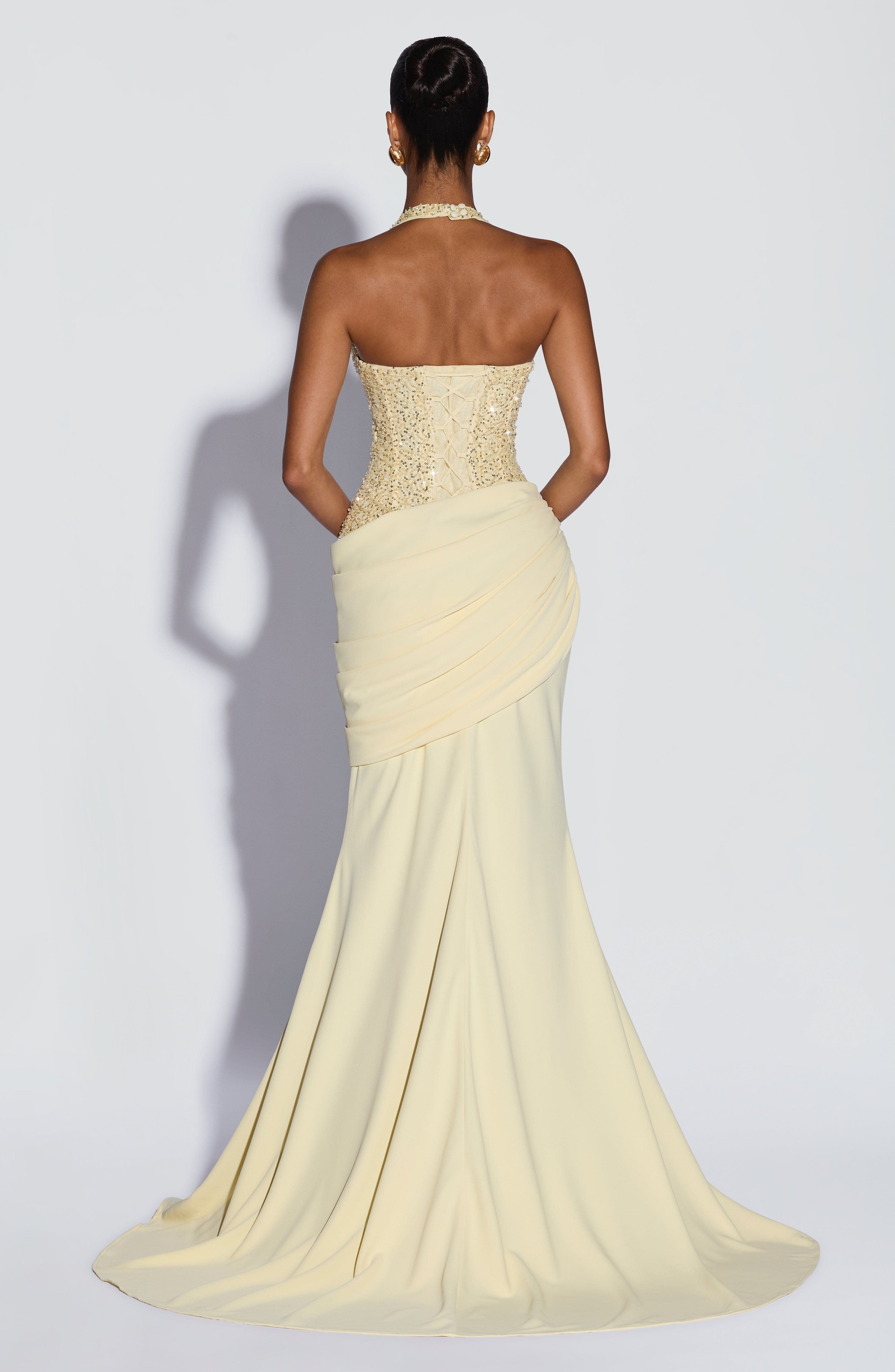 Vestido Longo Sereia Luxuoso c - Briar Cosplay Prop avaliação e preço
