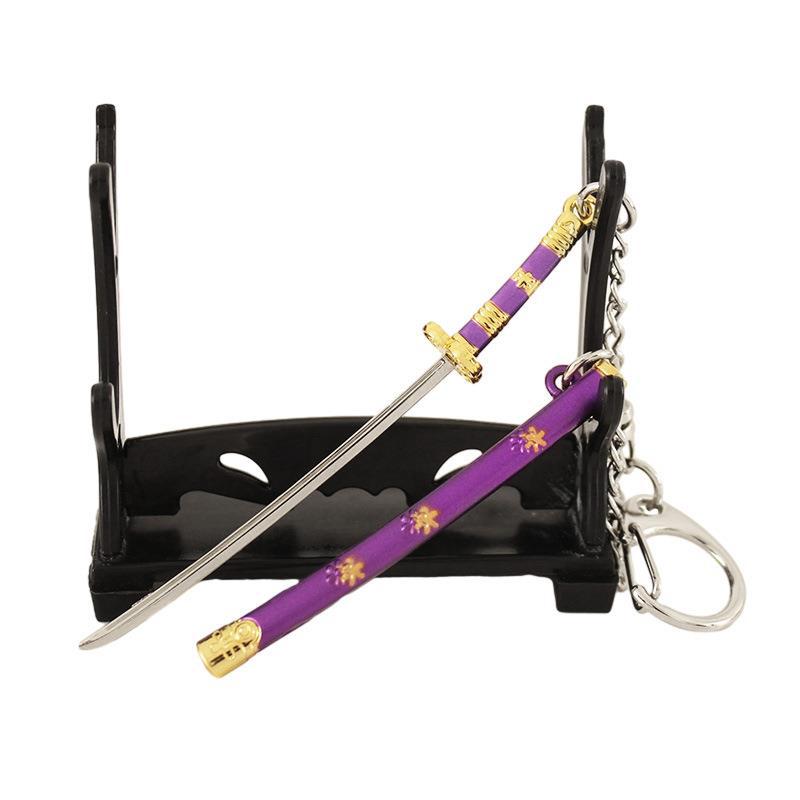 12cm enma katana chaveiro um r - Cosplay Prop Katana avaliação e preço