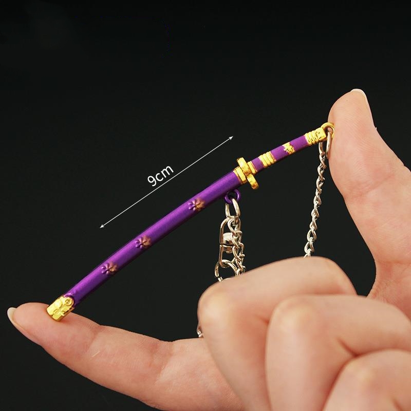 12cm enma katana chaveiro um r - Cosplay Prop Katana avaliação e preço