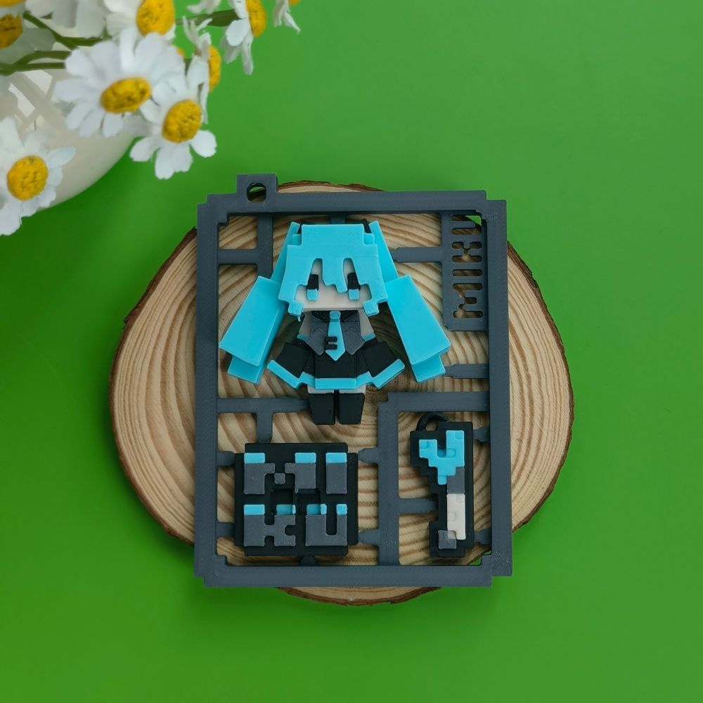 Modelo Semi-Montado de Hatsune - Cosplay Prop 3D Print avaliação e preço