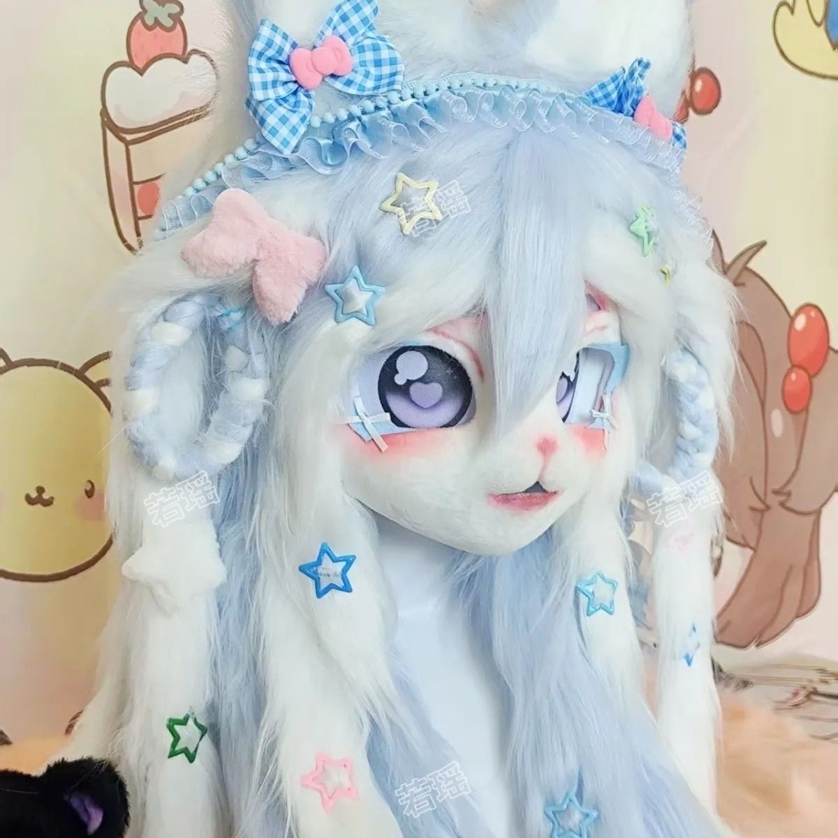 Máscara de Fursuit de Gato Kem - Cosplay Prop Making avaliação e preço