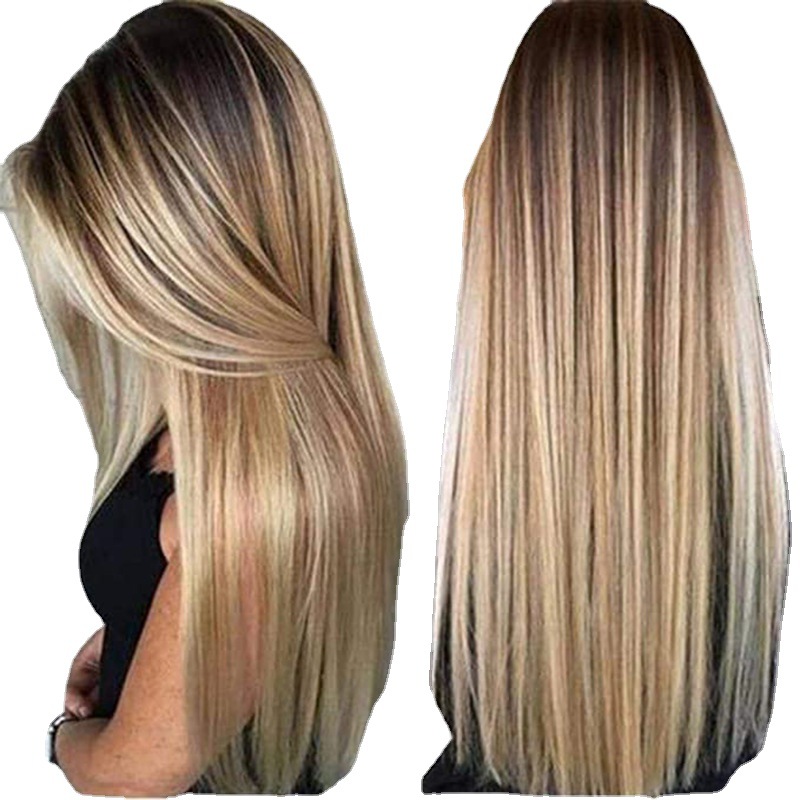 Peruca feminina de cabelo liso - Wig Fiber Net avaliação e preço