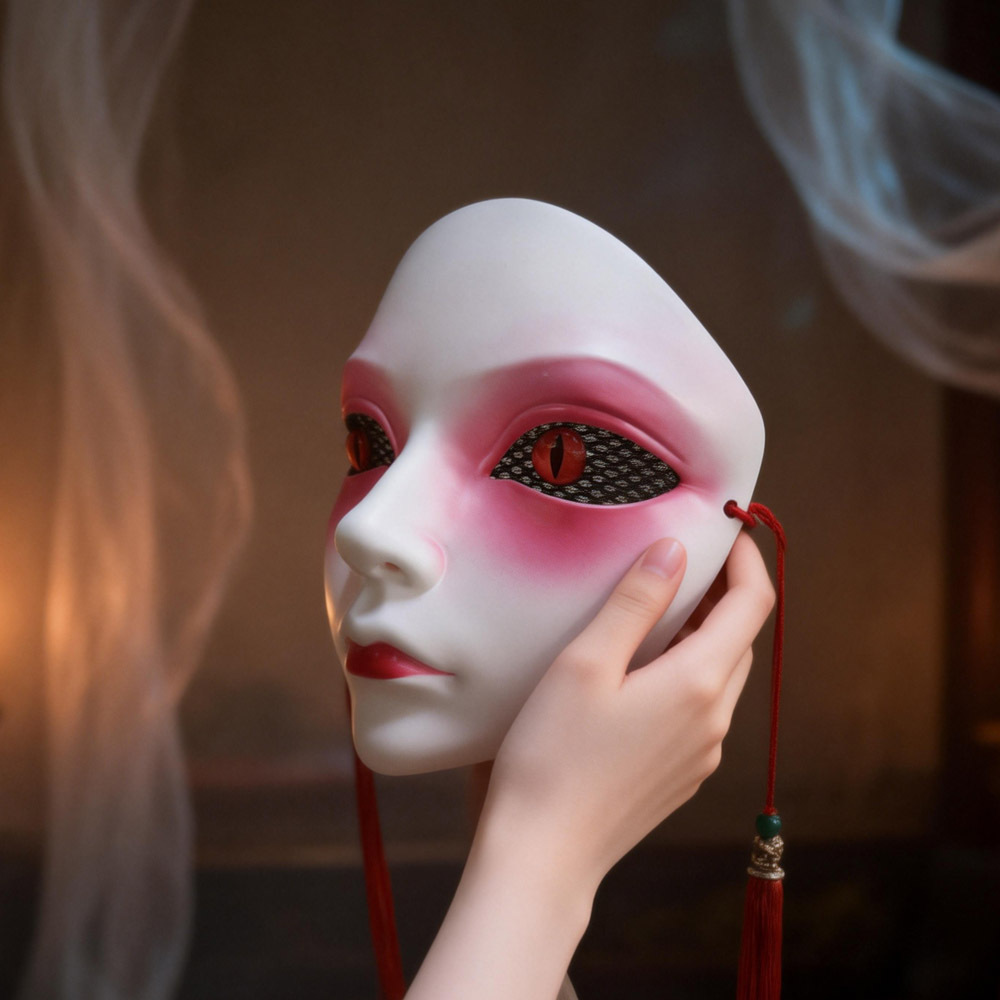 Máscara de Rosto Inteiro Artes - Cosplay Prop Works avaliação e preço